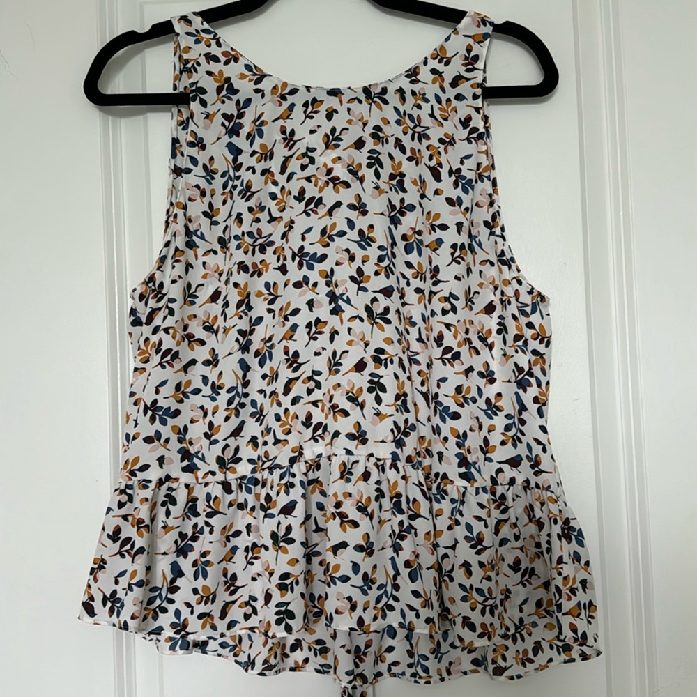 Fall blouse open back